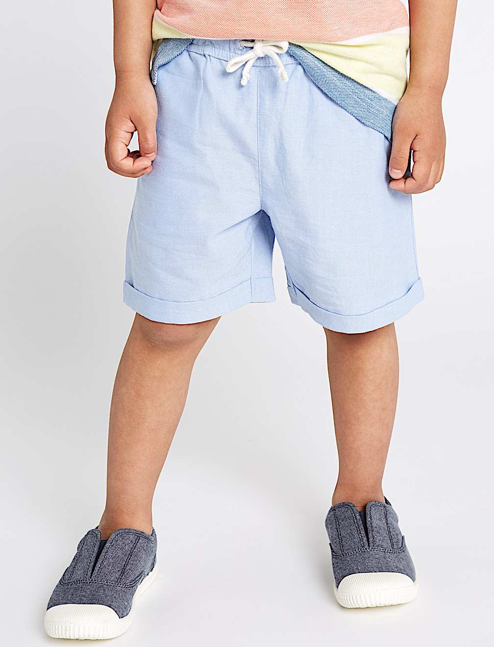 2 Piece Pure Cotton Polo Shirt with Shorts Outfit (3 Months - 7 Years)