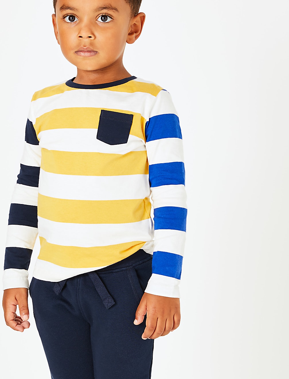 2 Pack Cotton Striped Top & Bottom Outfit (3 Months - 7 Years)
