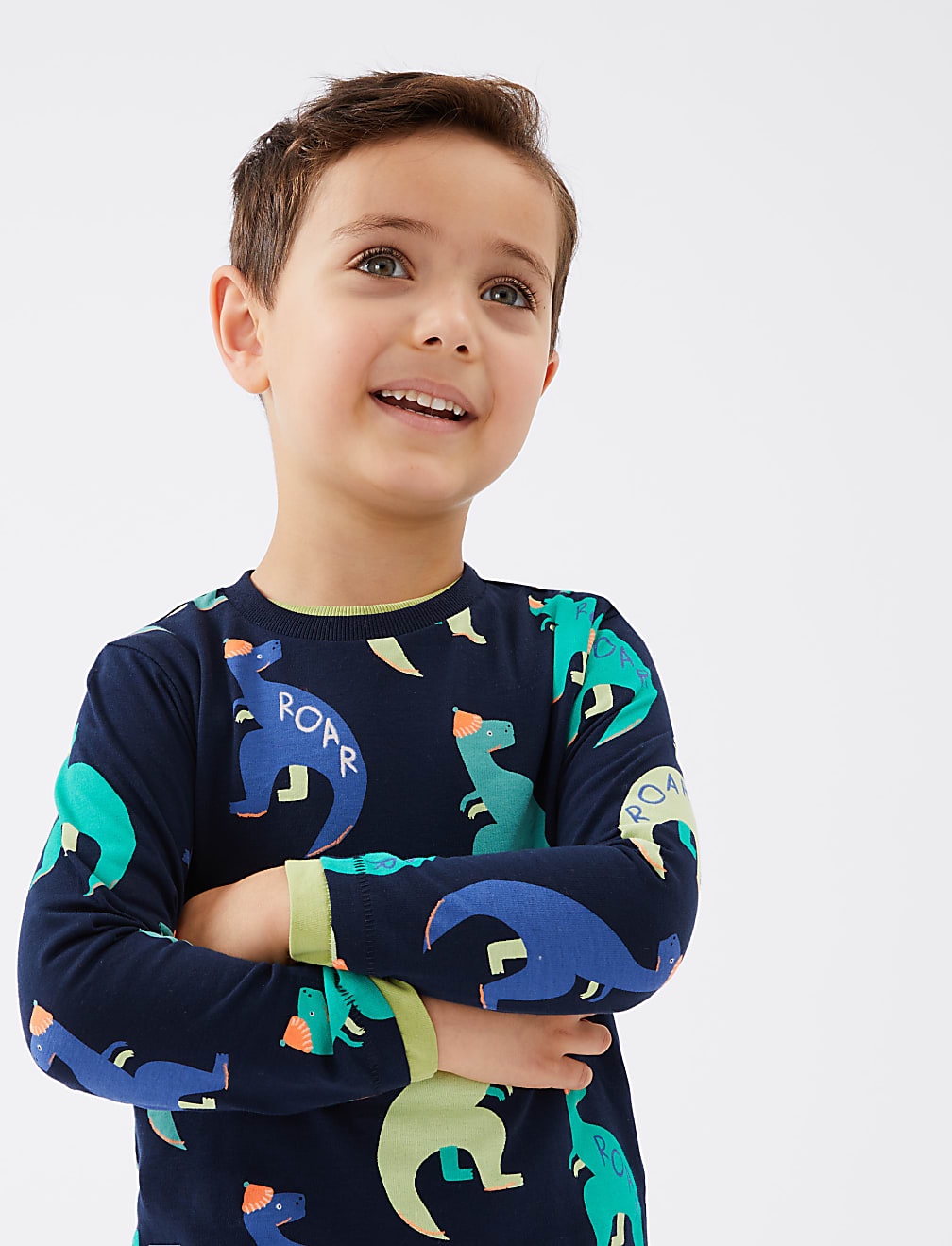 Pure Cotton Dinosaur Top (2-7 Yrs)