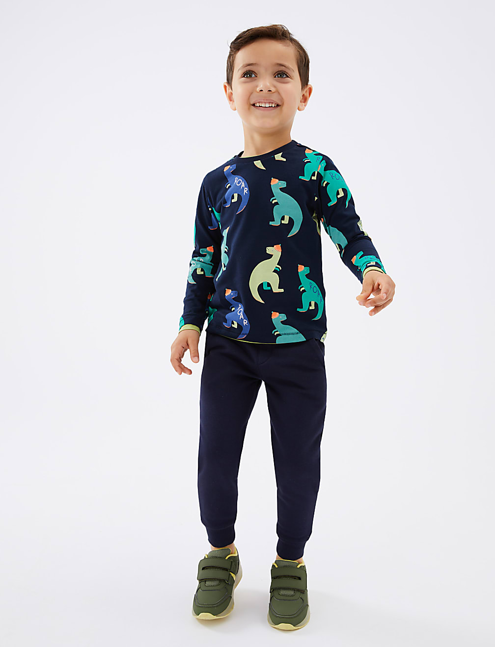 Pure Cotton Dinosaur Top (2-7 Yrs)