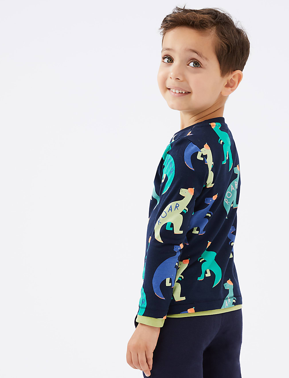 Pure Cotton Dinosaur Top (2-7 Yrs)