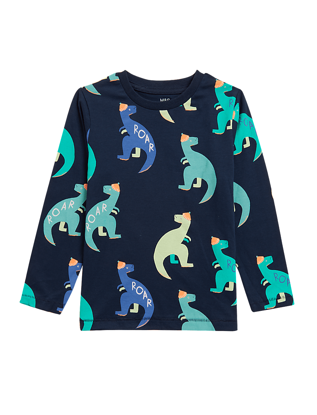 Pure Cotton Dinosaur Top (2-7 Yrs)