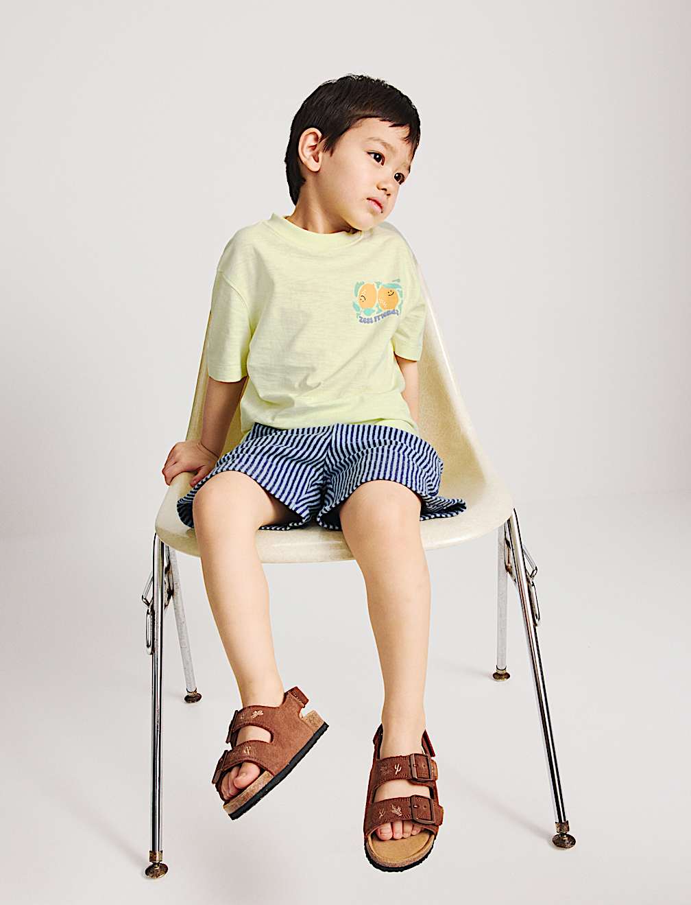 2pc Pure Cotton T-Shirt And Shorts Outfit (2-8 Yrs)