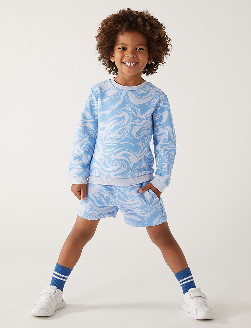 2pc Cotton Rich Top & Bottom Outfit