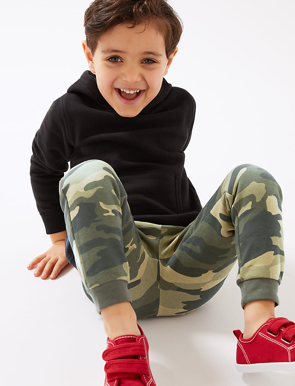 Organic Cotton Camouflage Joggers