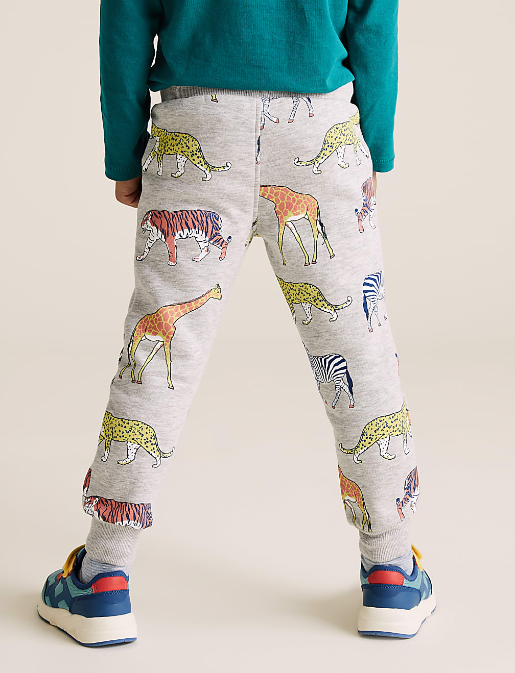 Organic Cotton Animal Joggers (2-7 Yrs)