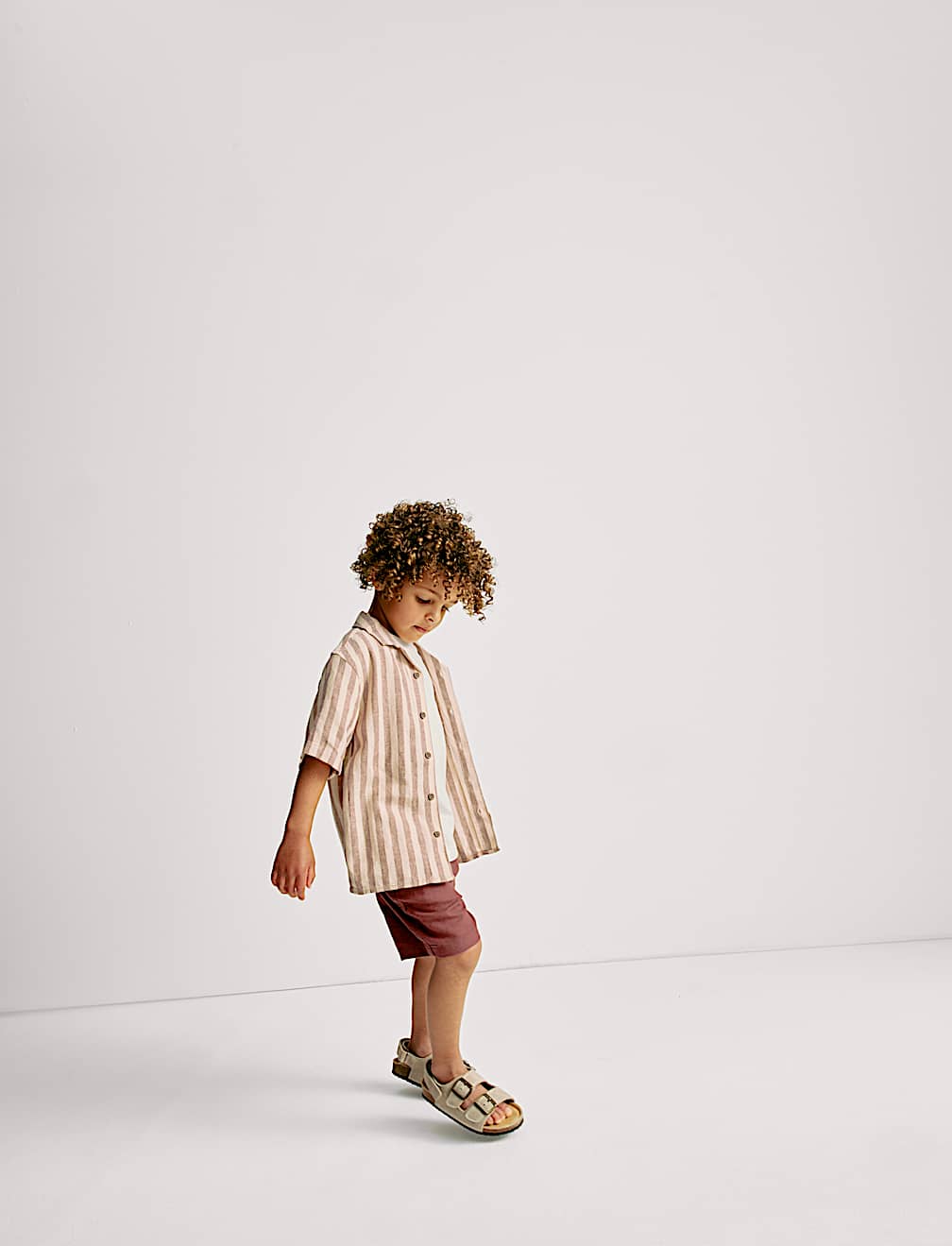 3pc Linen Top & Bottom Outfit (2-8 Yrs)