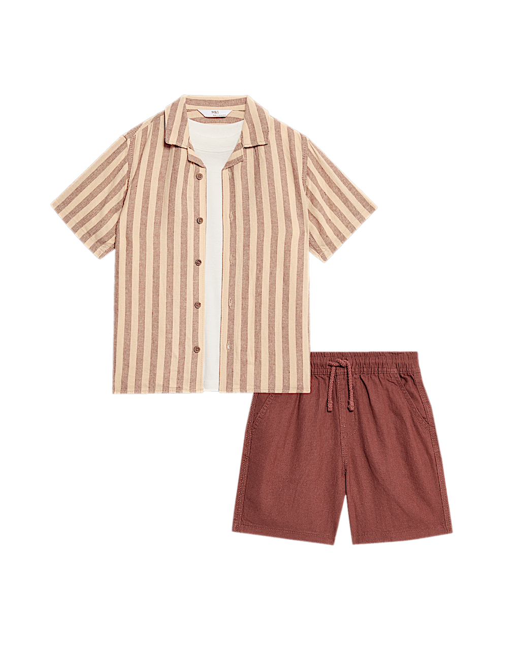 3pc Linen Top & Bottom Outfit (2-8 Yrs)