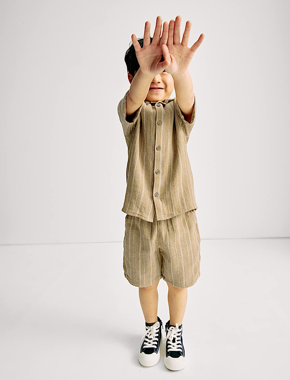 2pc Pure Cotton Shirt & Shorts Outfit (2-8 Yrs)
