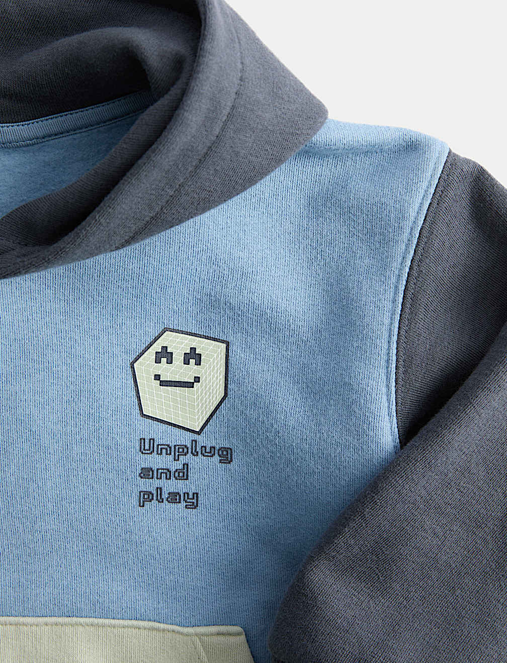 2pc Colour Block Hooded Top & Bottom Outfit (2-8 Yrs)