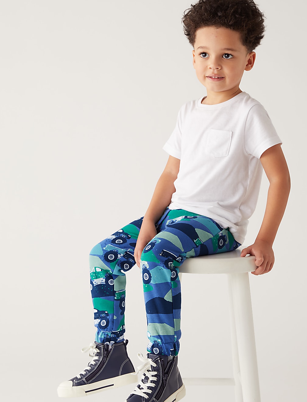 Cotton Rich Truck Joggers (2-8 Yrs)
