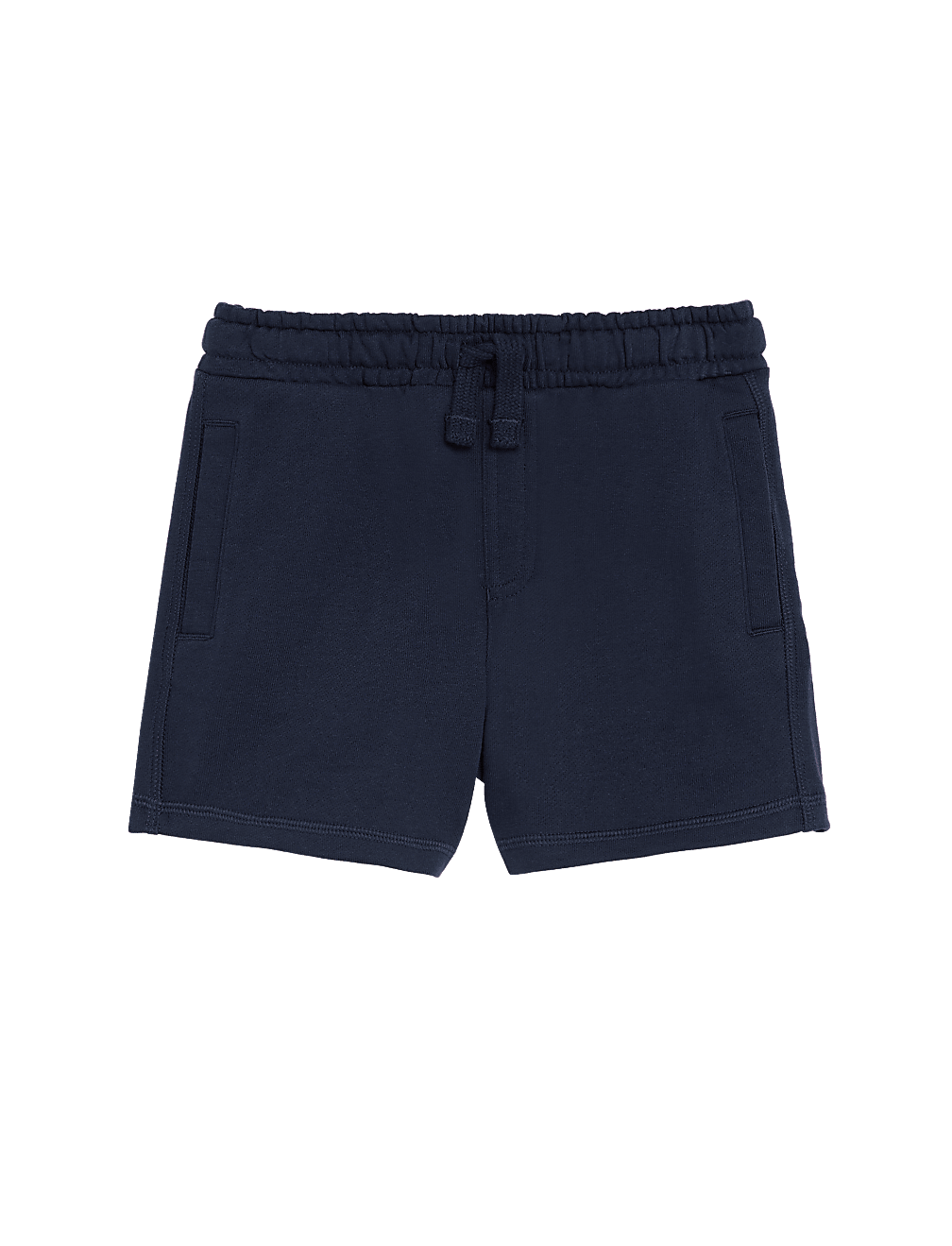 Cotton Mix Plain Regular Fit Shorts