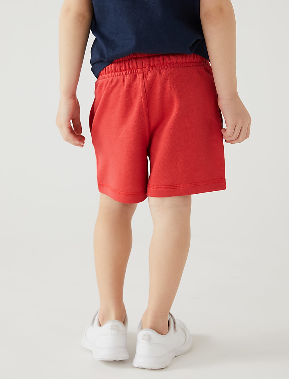 Cotton Mix Plain Regular Fit Shorts