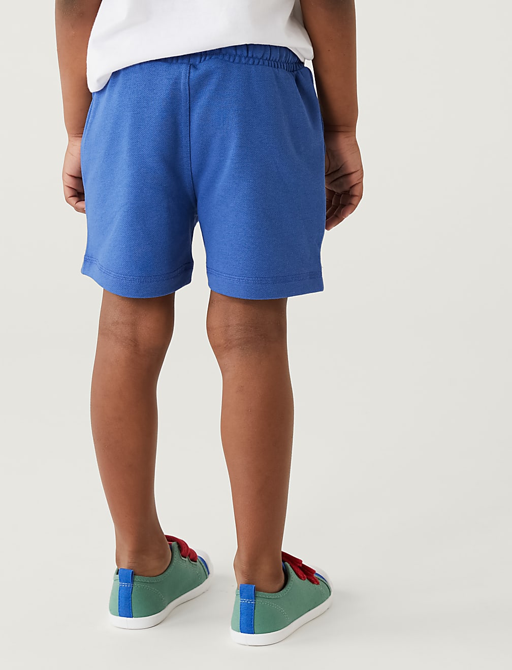 Cotton Mix Plain Regular Fit Shorts