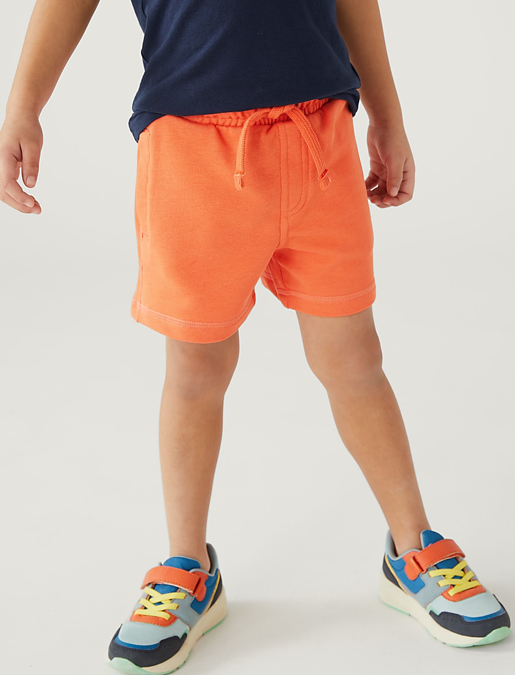Cotton Mix Plain Regular Fit Shorts