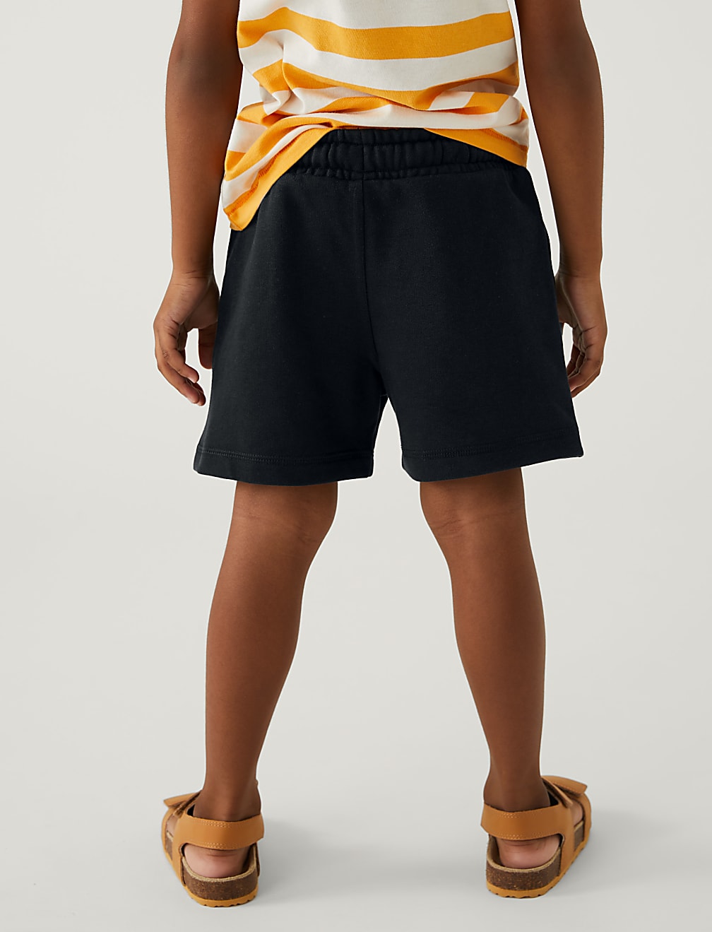 Cotton Mix Plain Regular Fit Shorts