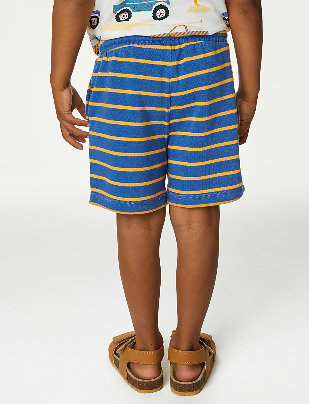 Cotton Rich Striped Shorts