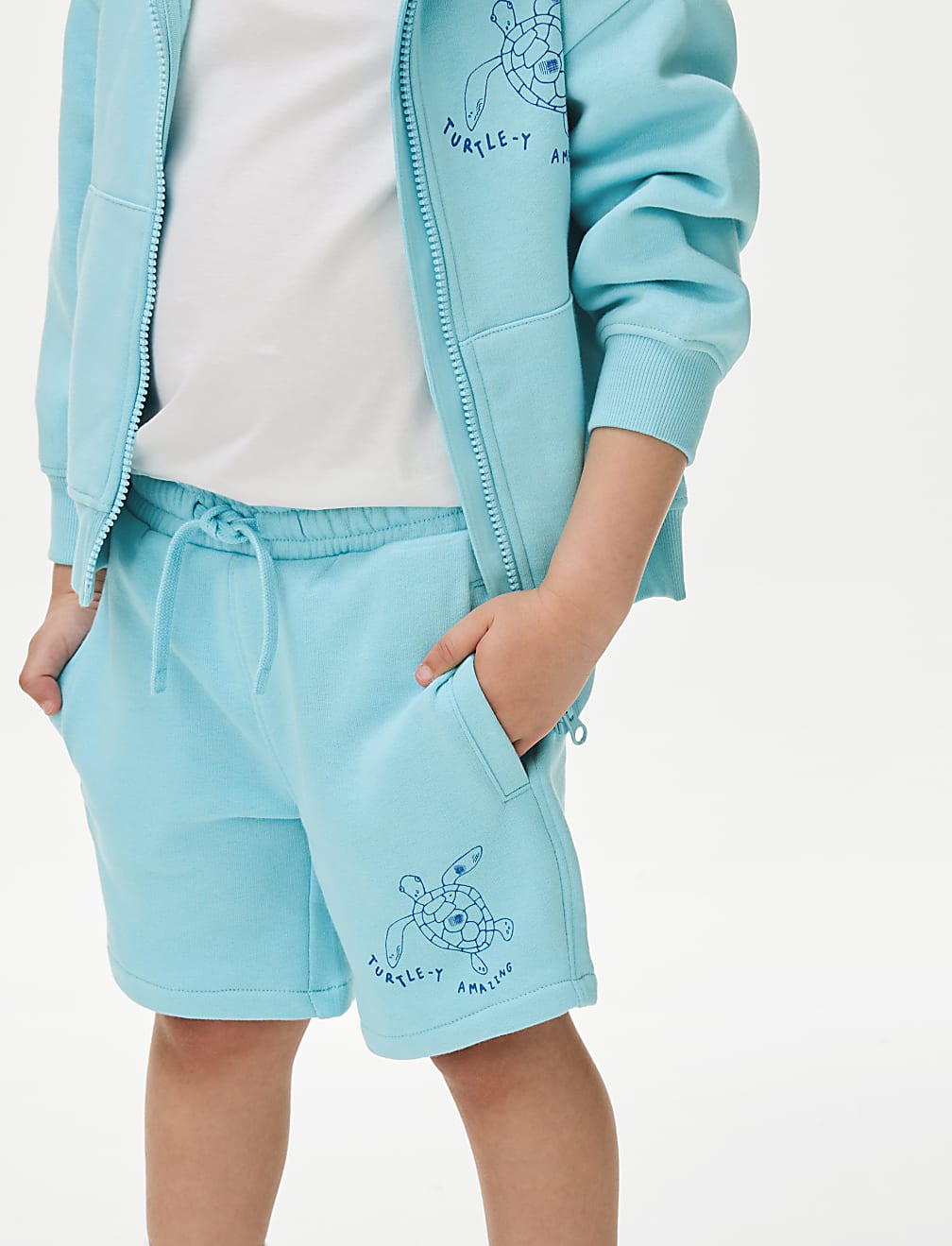 Cotton Rich Elasticated Waist Shorts (2-8 Yrs)