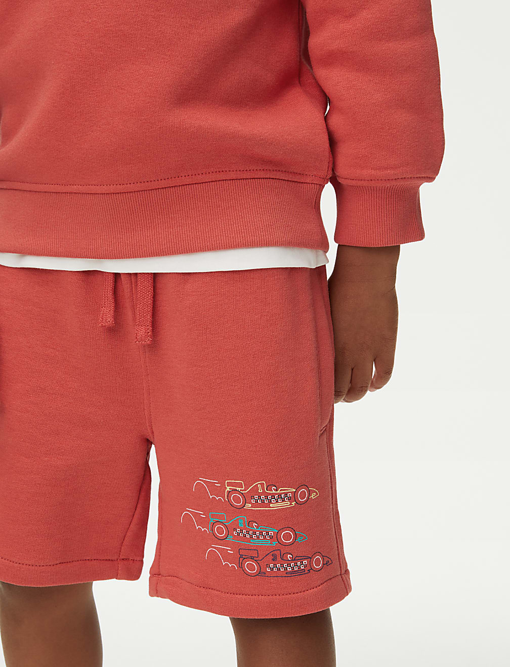 Cotton Rich Racing Car Shorts (2-8 Yrs)