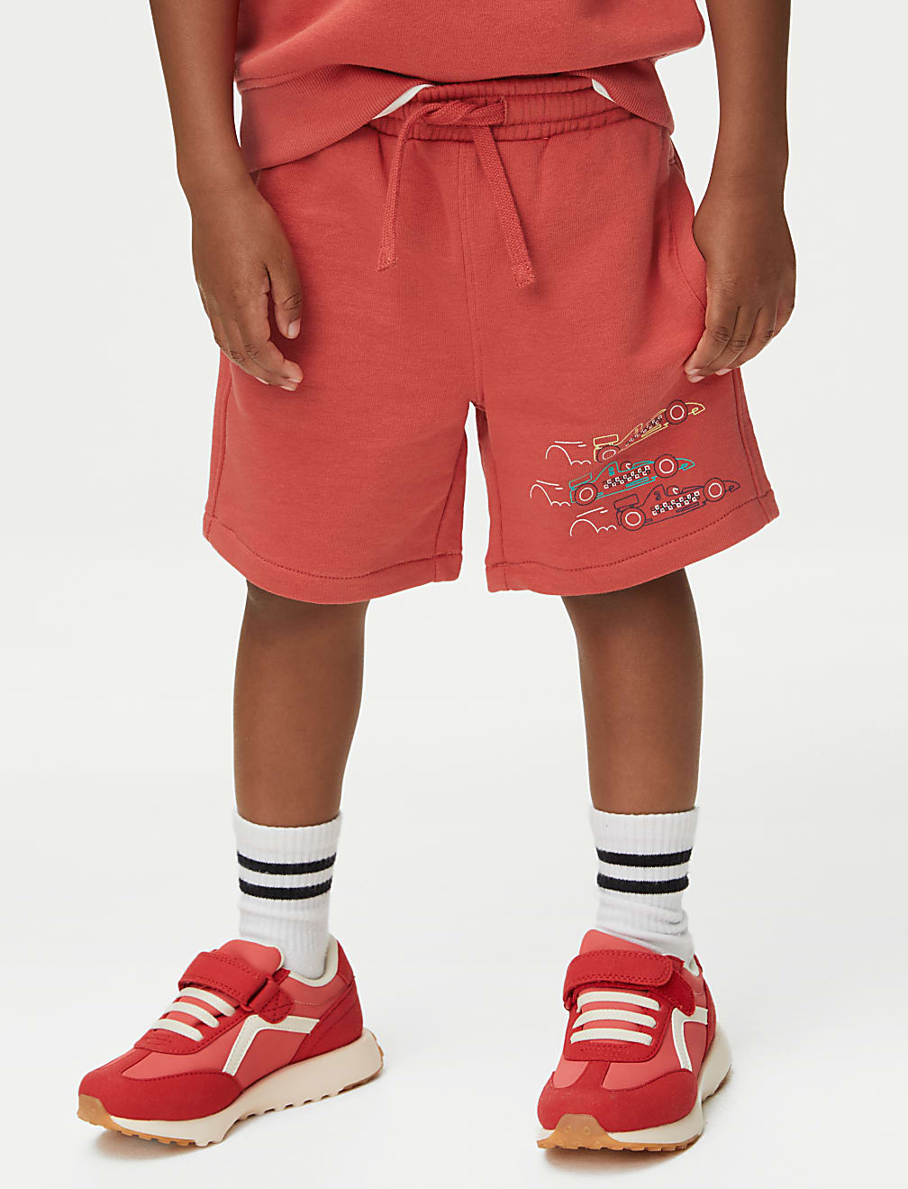 Cotton Rich Racing Car Shorts (2-8 Yrs)