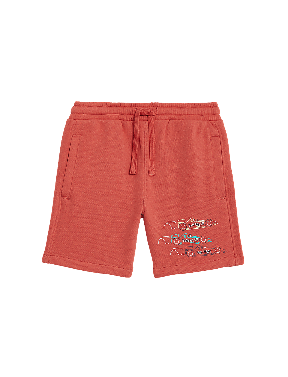 Cotton Rich Racing Car Shorts (2-8 Yrs)
