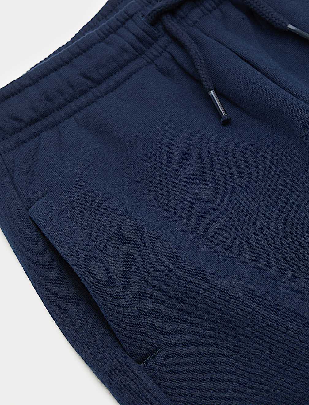 Cotton Rich Plain Joggers (2-8 Yrs)
