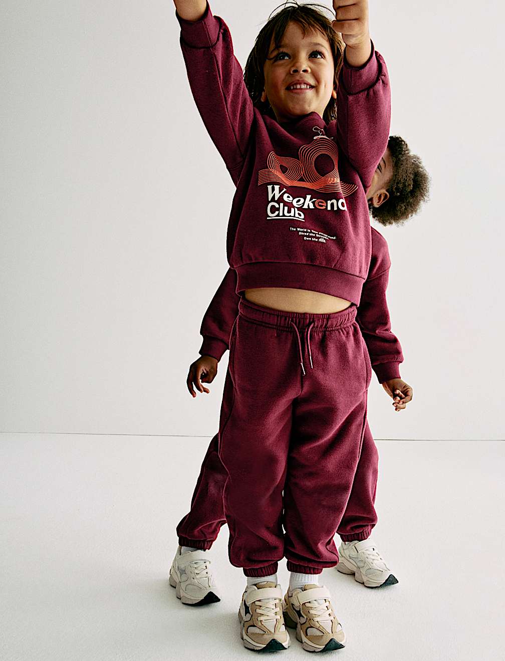 Cotton Rich Plain Joggers (2-8 Yrs)