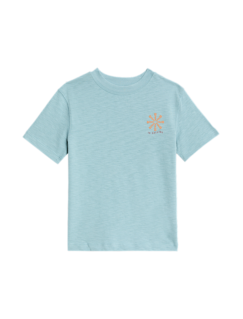 Pure Cotton Graphic Slogan T-Shirt (2-8 Yrs)