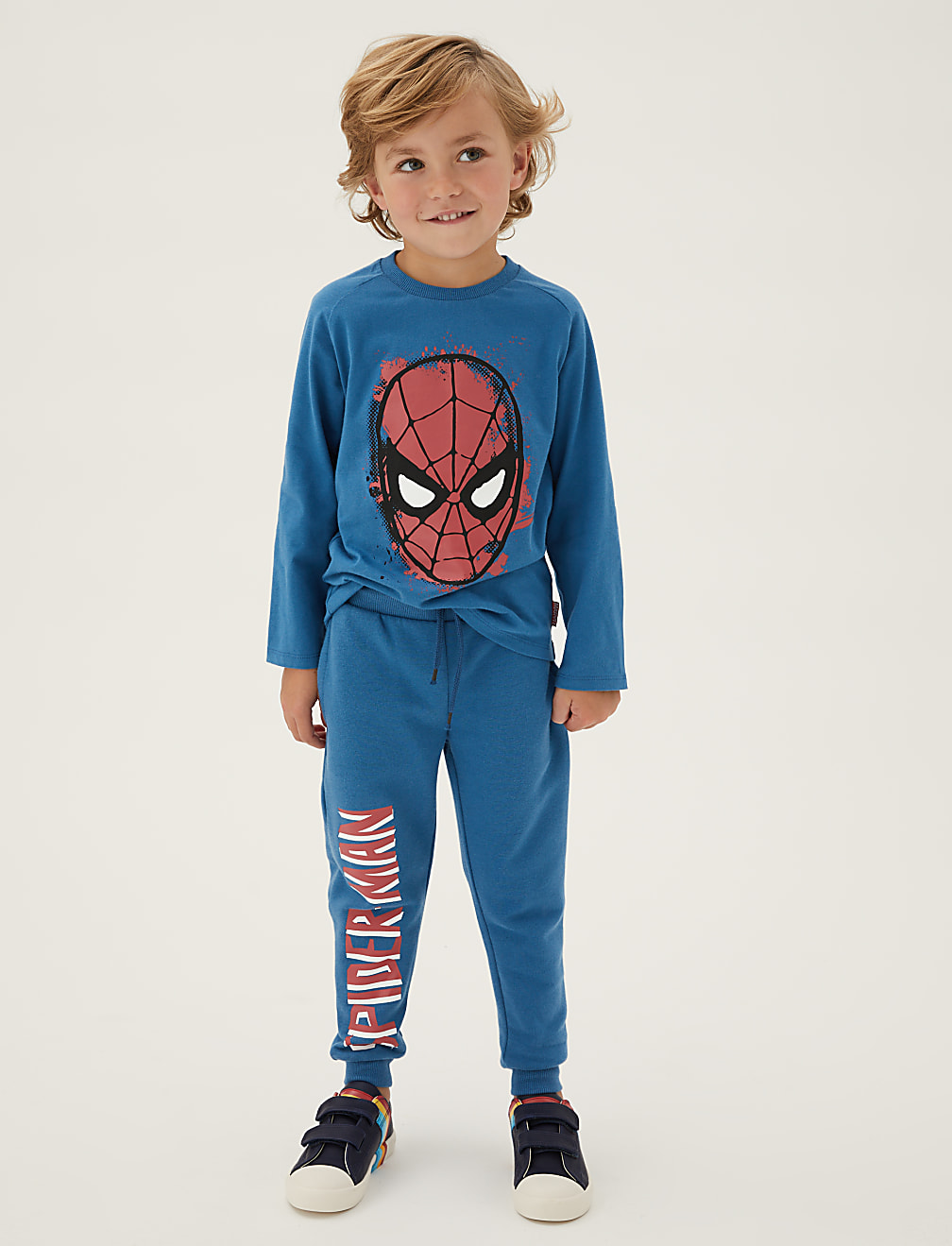 2pk Pure Cotton Spider-Man™ Tops (2-7 Yrs)