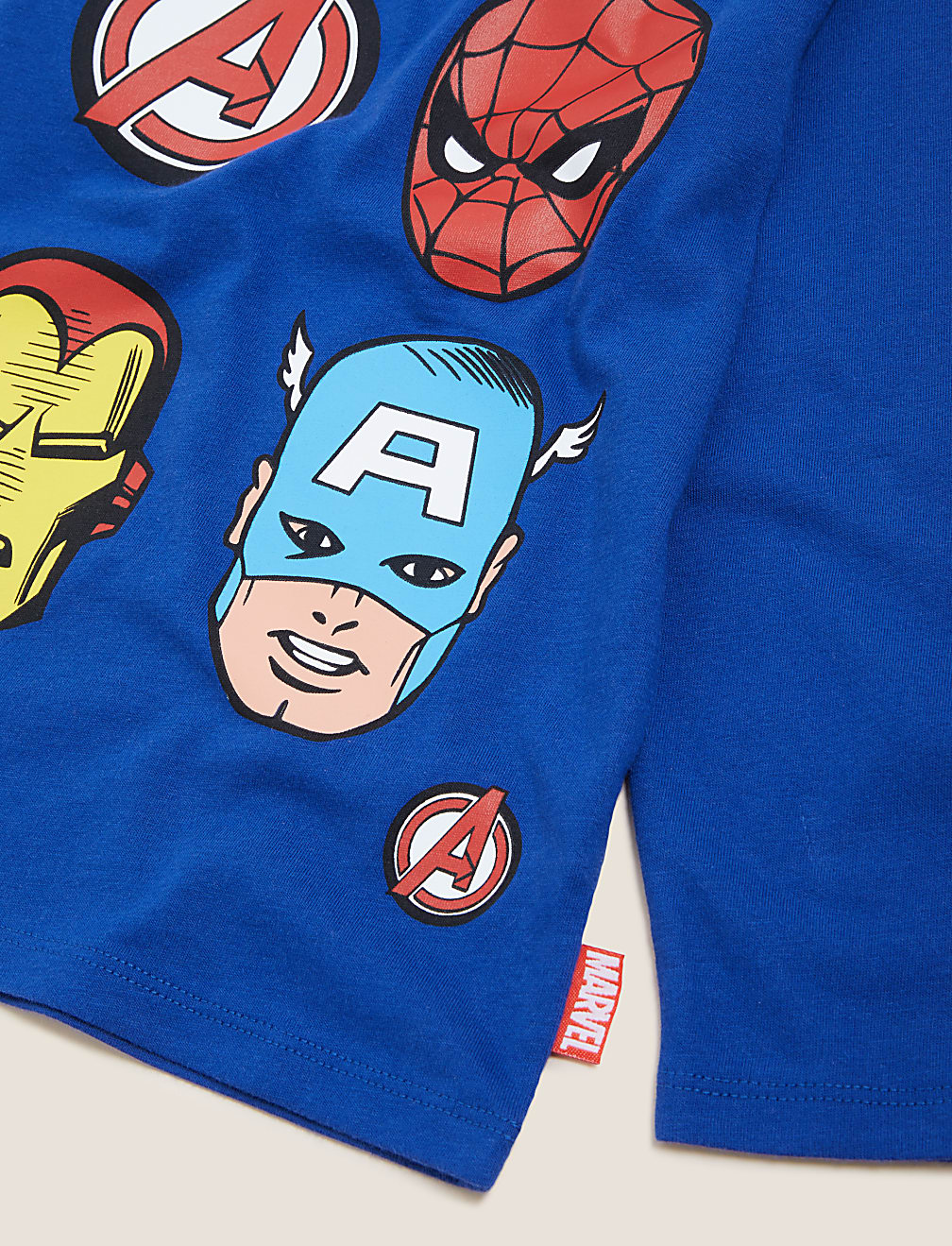 2pk Pure Cotton Marvel Superheroes™ Tops (2-7 Yrs)