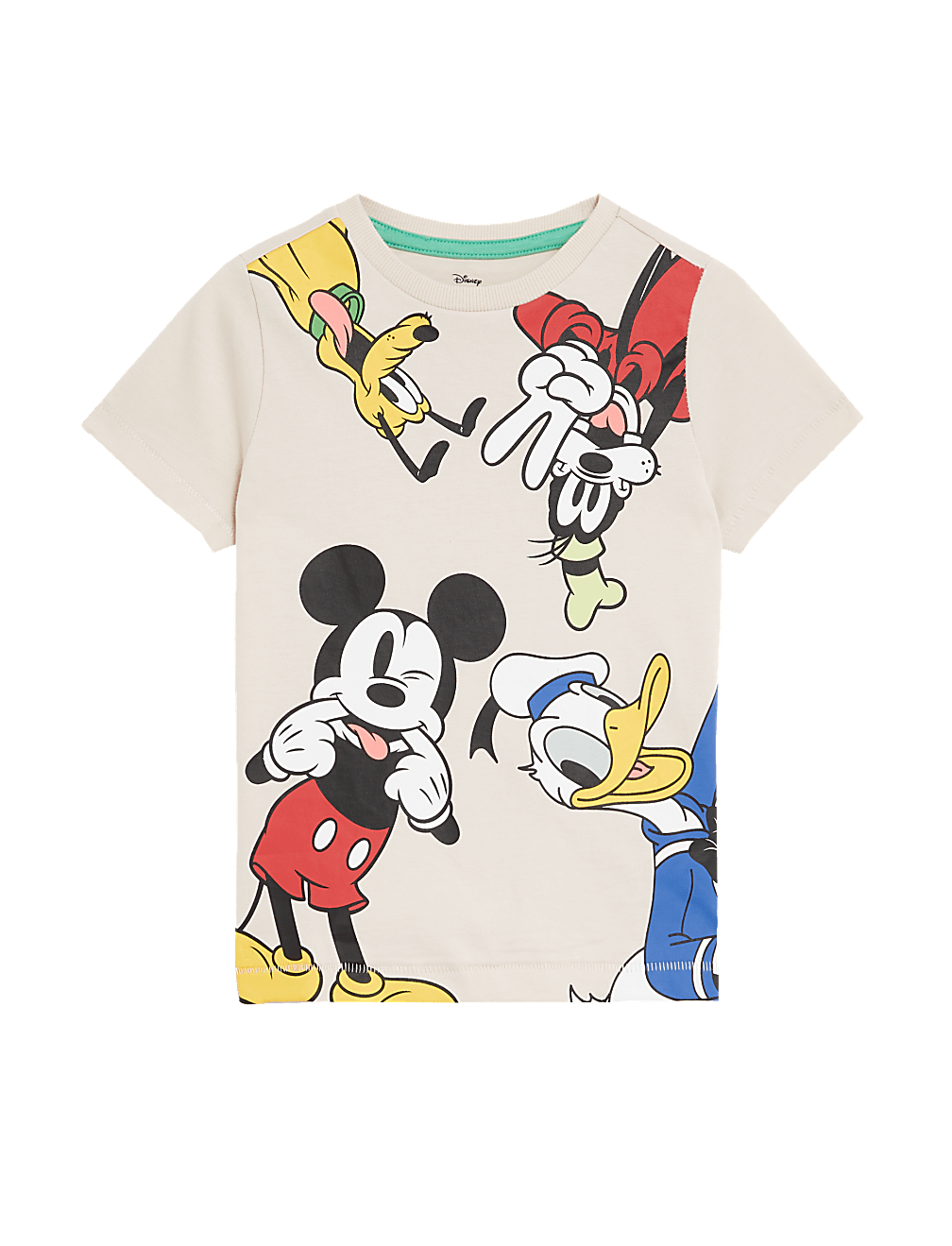 Pure Cotton Printed Round Neck T-Shirt