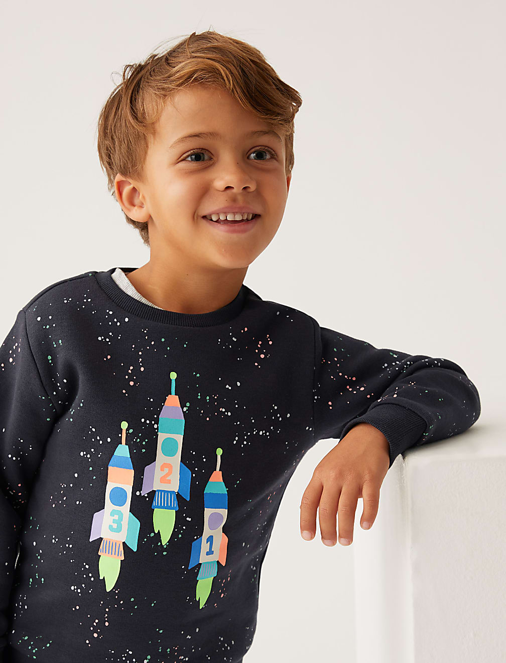 Cotton Rich Rocket Sweatshirt