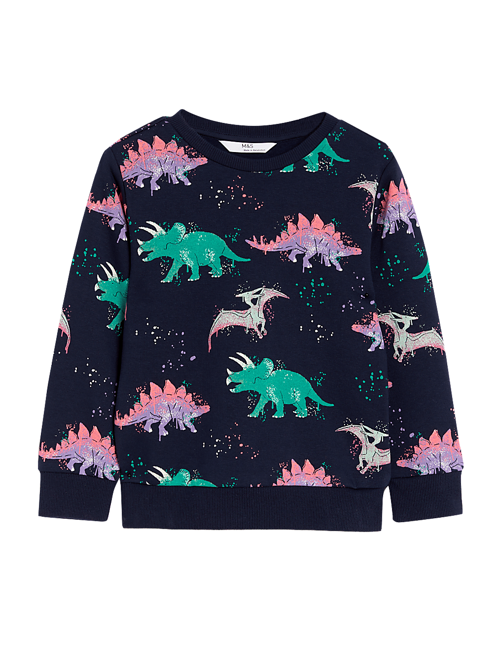 Cotton Rich Dinosaur Sweatshirt