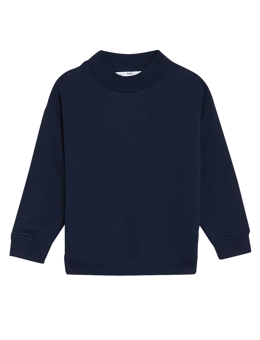 Cotton Rich Plain Sweatshirt