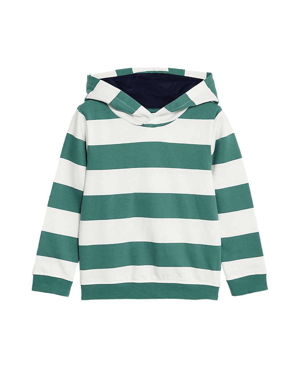 Green and white striped hoodie online