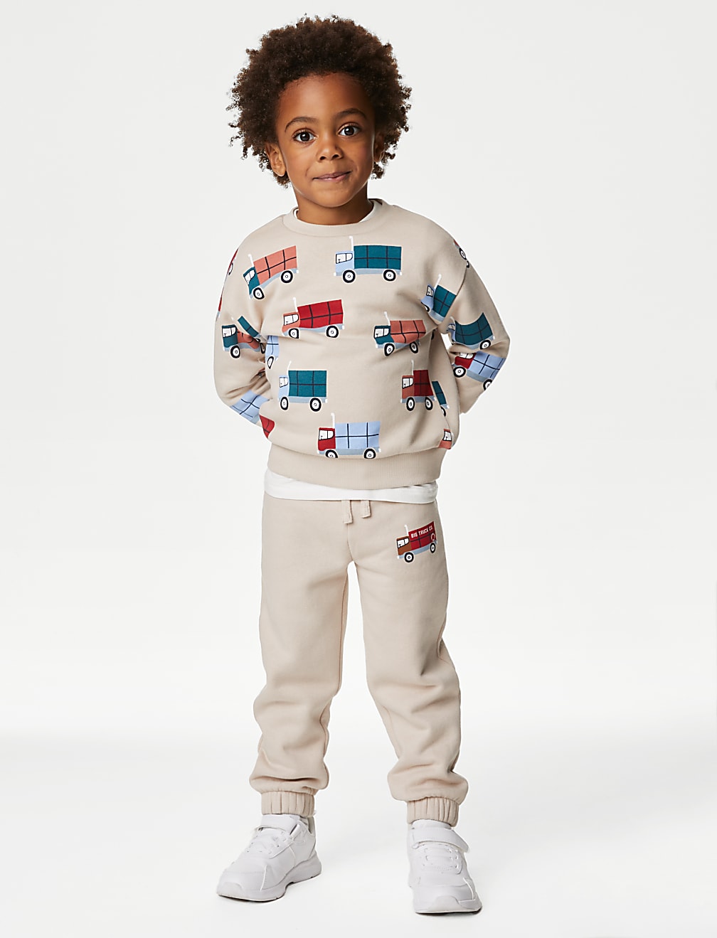 Cotton Rich Truck Sweatshirt (2-8 Yrs)