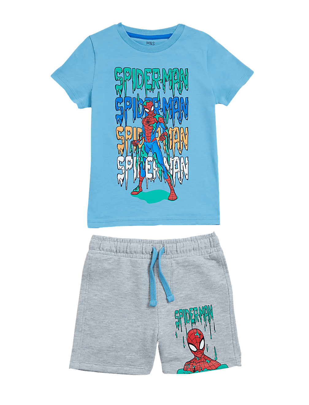 Cotton Rich Spider-Man™ Top & Bottom Outfit (2-7 Yrs)