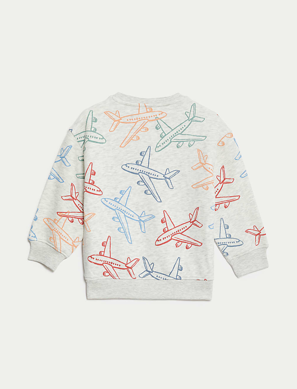 Cotton Rich Plane Sweatshirt (2-8 Yrs)