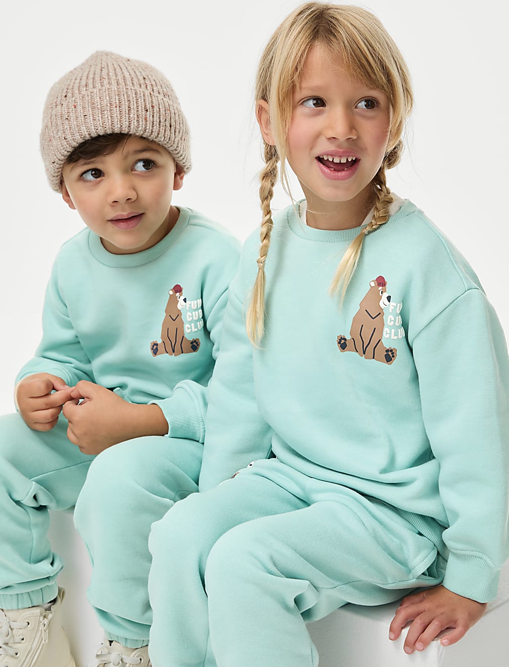 Cotton Rich Bear Sweatshirt (2-8 Yrs)