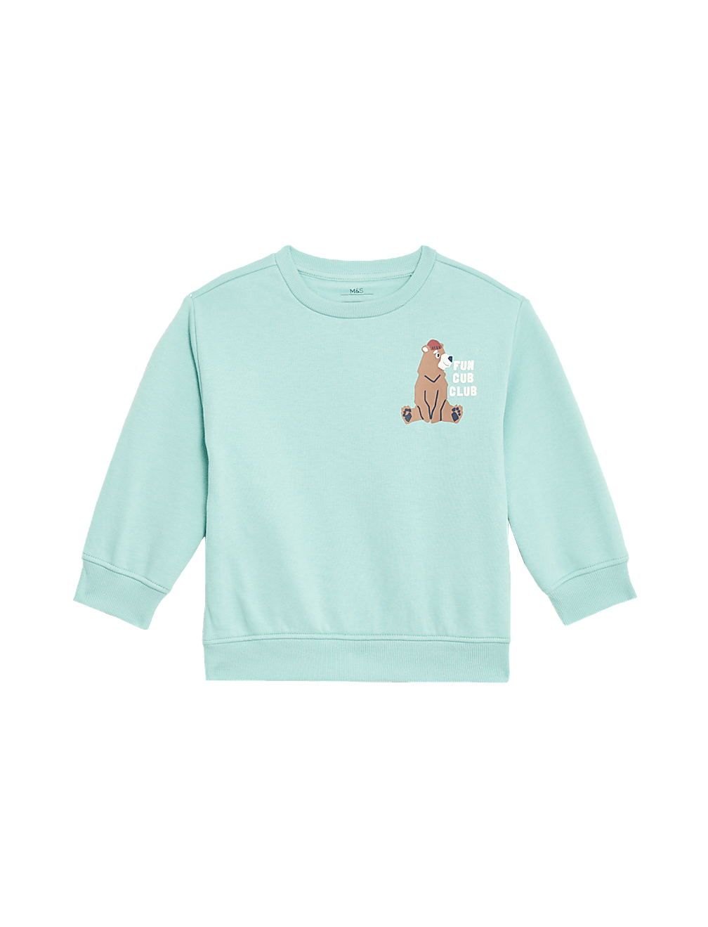 Cotton Rich Bear Sweatshirt (2-8 Yrs)