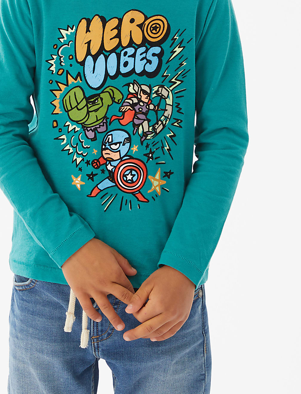 Pure Cotton Marvel™ Top (2-7 Yrs)