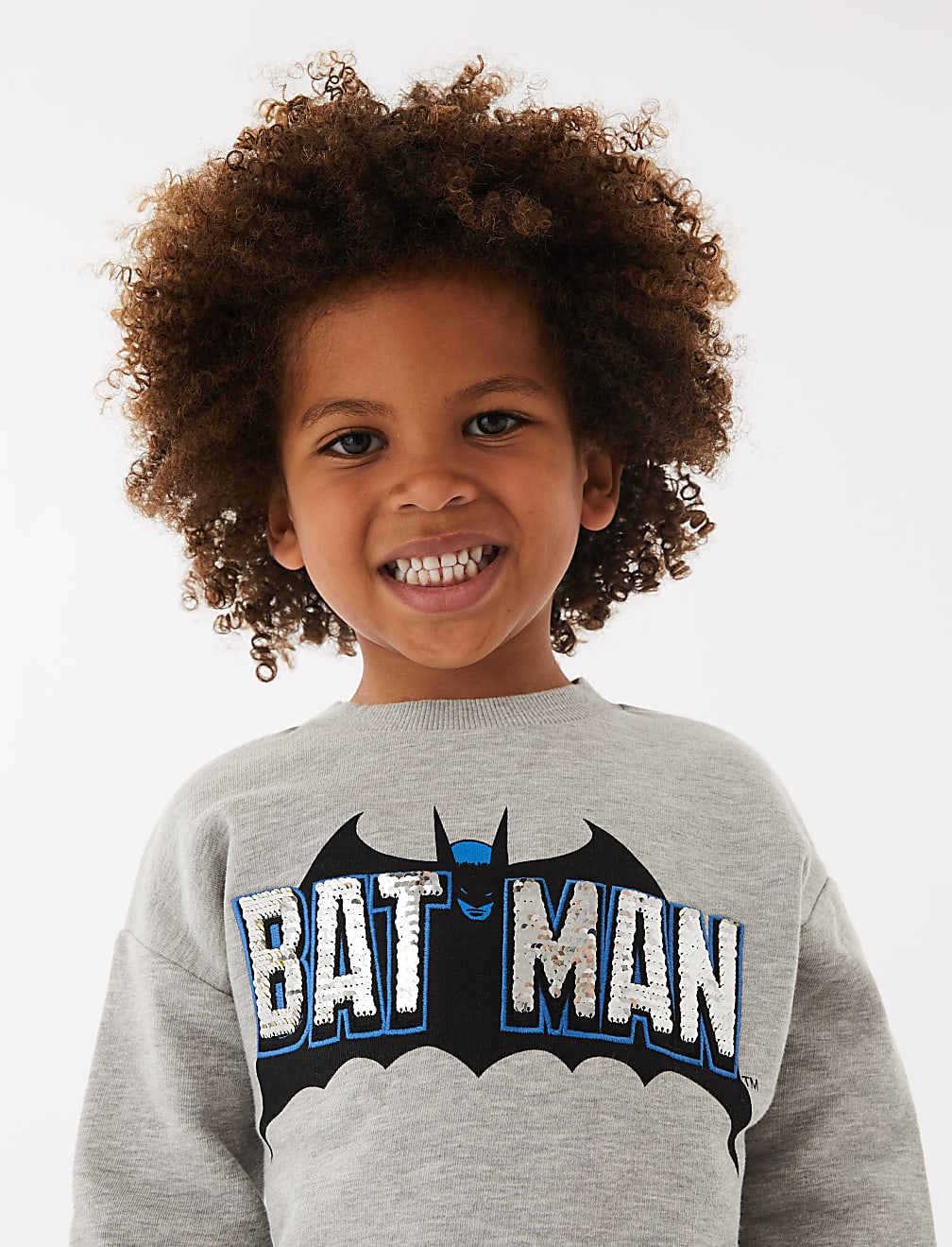 Cotton Rich Batman&trade; Sequin Sweatshirt