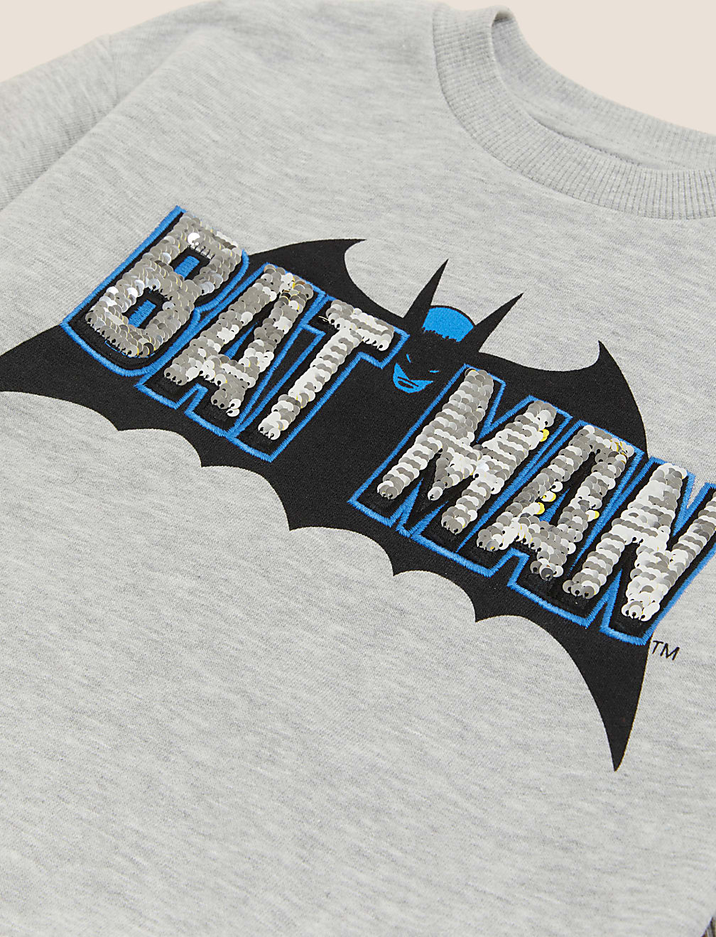 Cotton Rich Batman&trade; Sequin Sweatshirt