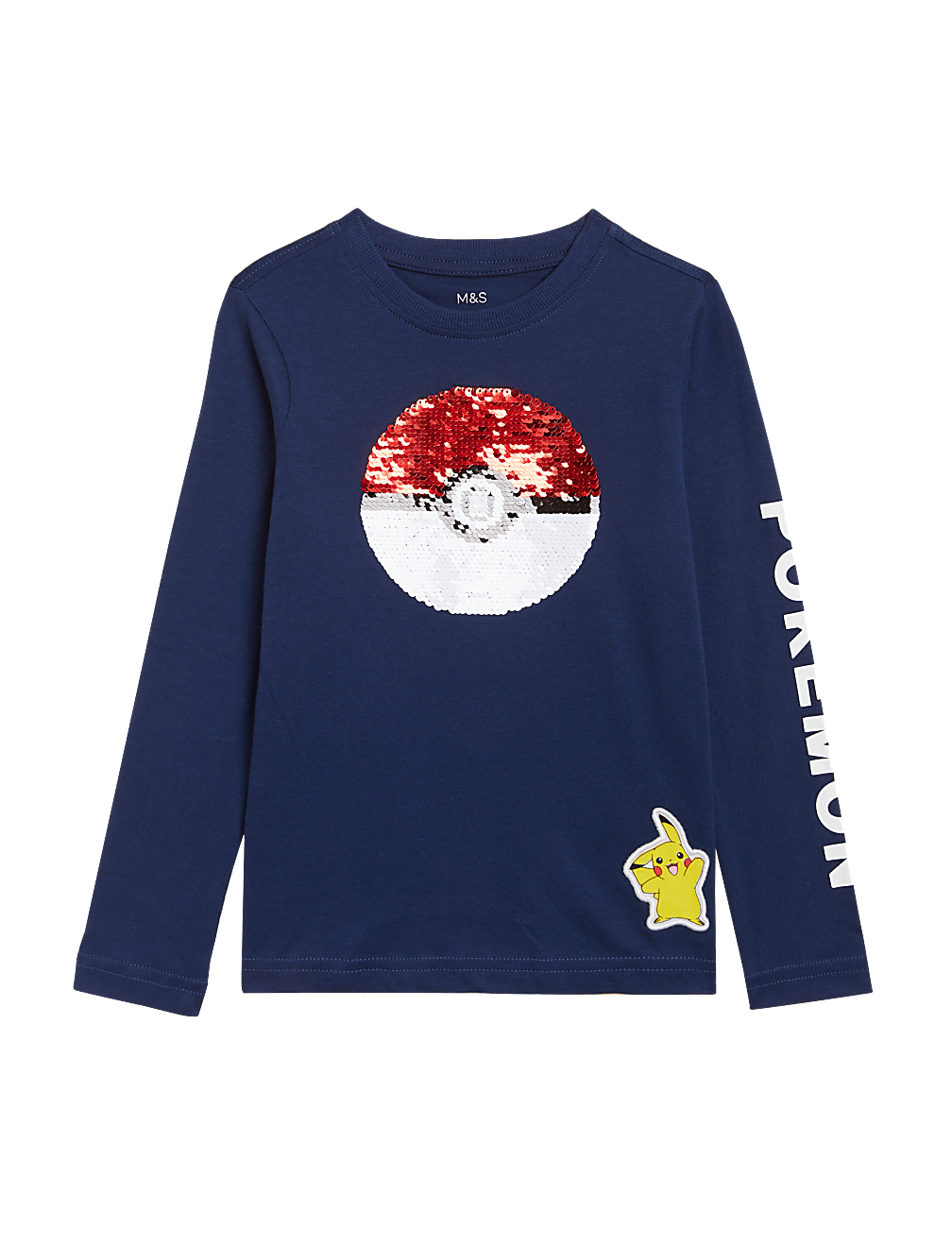 Pure Cotton Pok&eacute;mon&trade; Sequin Top (2-7 Yrs)