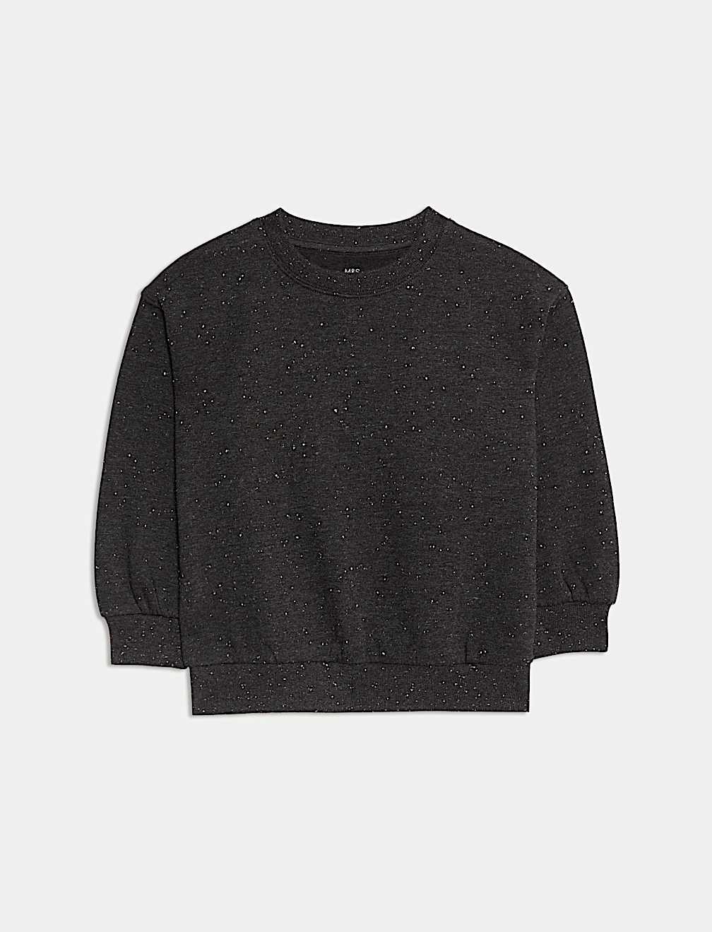 Cotton Rich Nepped Sweatshirt (2-8 Yrs)