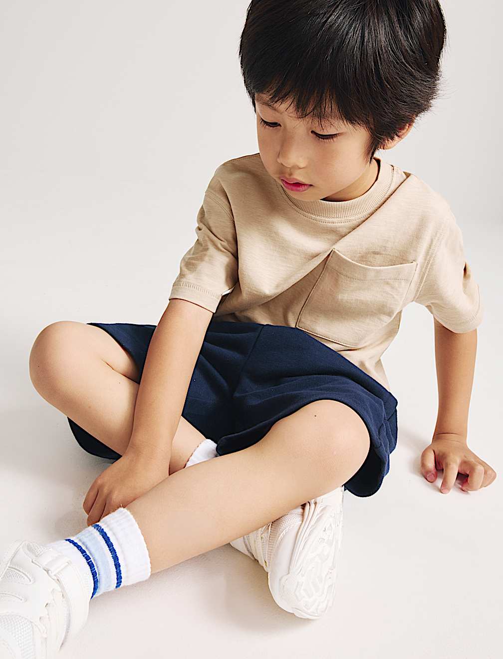 5 Pack Pure Cotton Short Sleeve T-Shirts (2-8 Yrs)