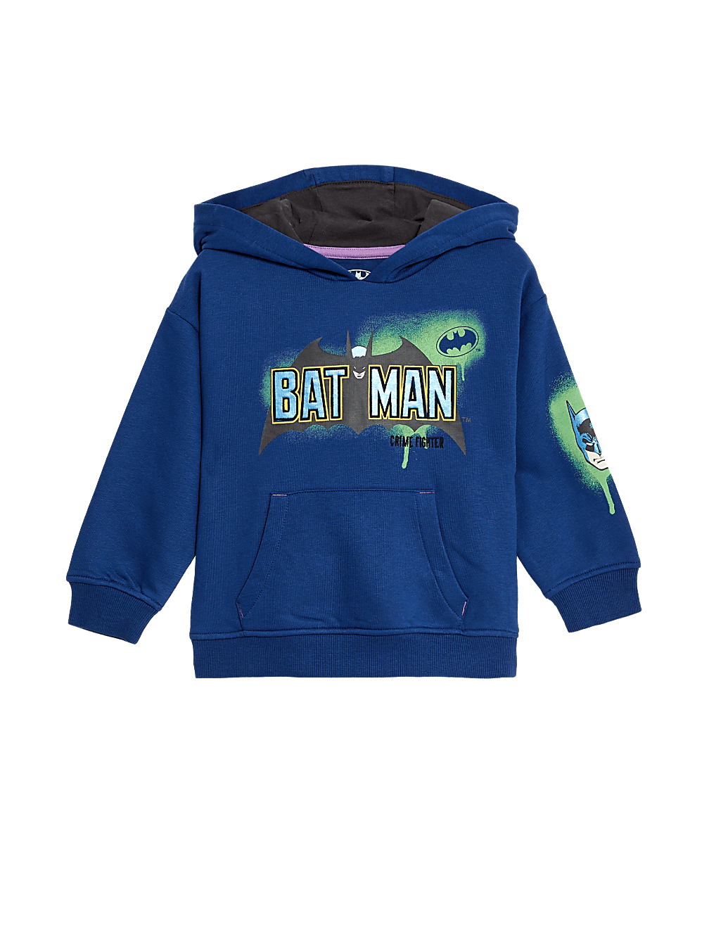 Cotton Rich Batman™ Hoodie (2-8 Yrs)