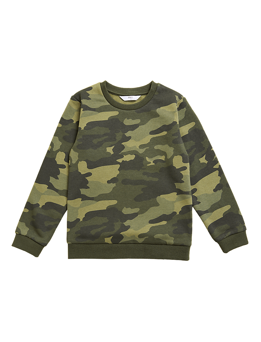 Organic Cotton Camouflage Sweatshirt