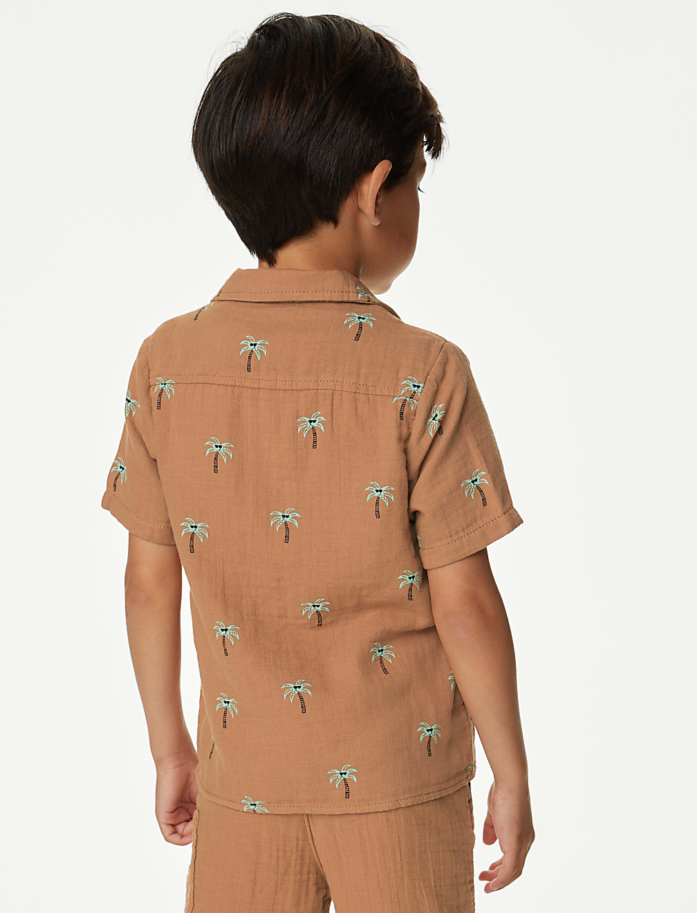2pc Pure Cotton Shirt & T-Shirt Set (2-8 Yrs)