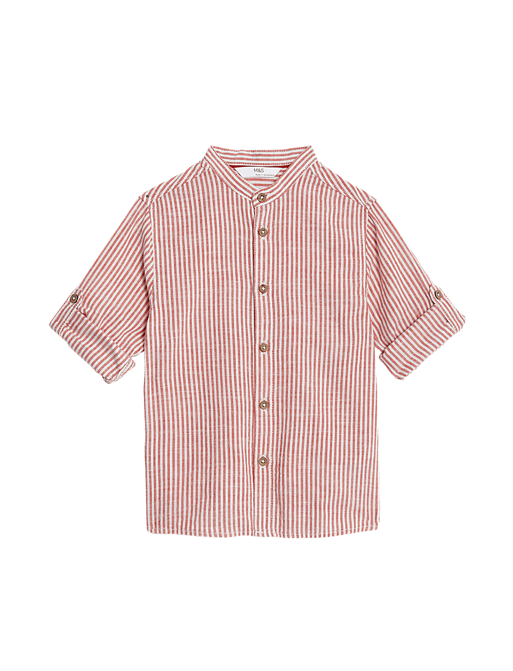 Pure Cotton Striped Shirt (2-8 Yrs)